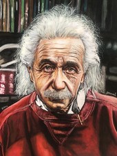Albert Einstein Painting