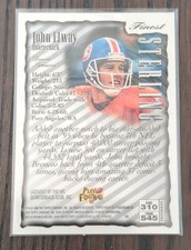 Topps 1996 Finest Sterling John Elway #310 Denver Broncos Football