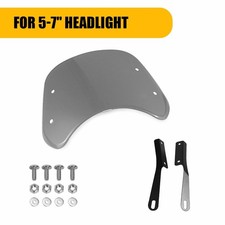 Motorcycle Windscreen Windshield For Honda Yamaha Kawasaki Universal Smoked UK