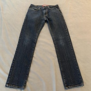 Levis 510 Jeans Boys 18 Regular 29x29 Blue Super Skinny Stretch Denim Faded