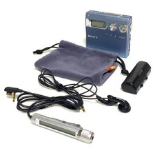 Sony MZ-N910 Net MD Walkman Blue Portable MiniDisc Player Recorder Tested