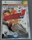 Burnout 3 Takedown Xbox Complete CIB Platinum Hits