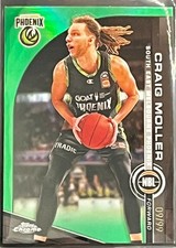 23-24 NBL TOPPS CHROME CRAIG MOLLER GREEN REFRACTOR PHOENIX CARD #71 d#09/99