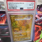 Pikachu ex PSA 8 Hyper Rare Holo 179/131 Sv: Prismatic Evolutions 2025 EN