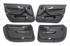 4x Audi A6 4F Türverkleidung Verkleidung Tür vorne hinten Leder S-line