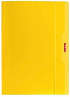 5901389564488 Teczka A4 z gumką, żółta Herlitz