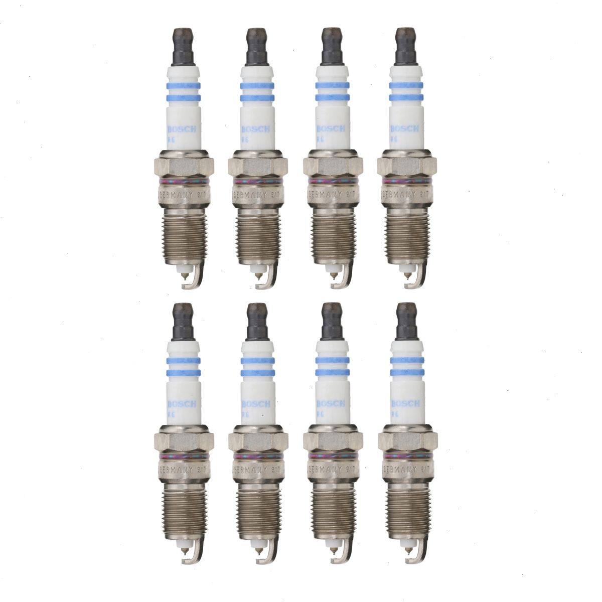 8 pc Bosch Double Iridium Spark Plugs for 2009-2018 Chevrolet Express 4500 td
