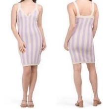 NWT House of Harlow 1960 Stripe Knit Dress size M