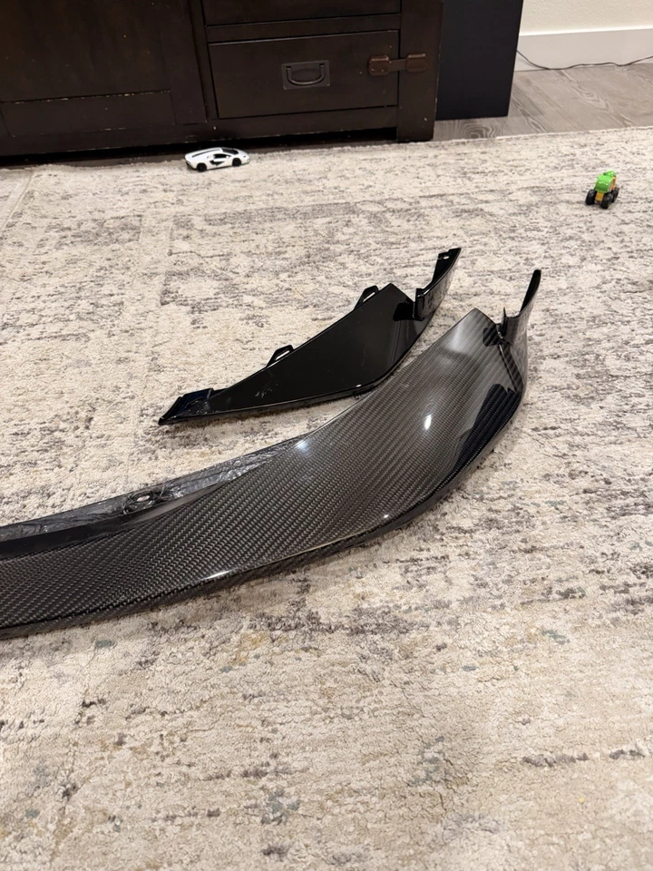 Divisor delantero de fibra de carbono RSC labio delantero BMW G80 M3 G82 M4 Foto 2 de 4