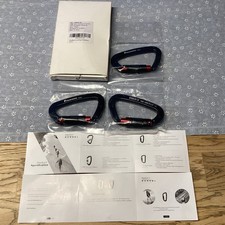 Carabiner 3x Frescaro CLAW Auto Twist-Lock Karabiner 25 kN - Alu UIAA Klettern