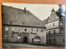 Foto Hotel Goldenes Kreuz Colditz um 1928 F8