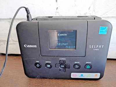 Canon SELPHY CP800 Digital Photo Printer Powers - untested - no power cord