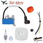 For Echo SRM225 PAS225 GT225 PE225 Trimmer Ignition Coil Air Filter Kit # A10070