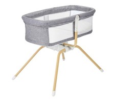Image of Babymore Air Motion Gliding Crib – Slate