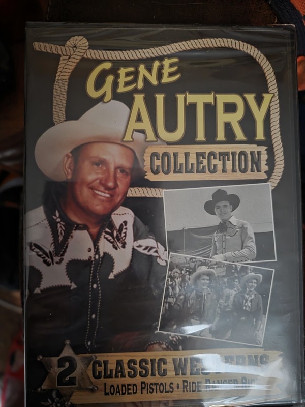 Gene Autry Collection DVD 1 - Loaded PistolsRide Ranger Ride - DVD - New