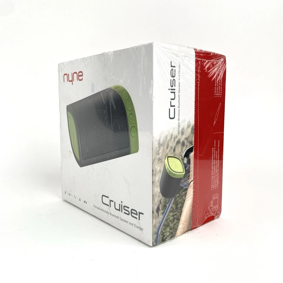 Nuevo en caja Altavoz Bluetooth Inalámbrico Portátil Nyne Cruiser para Bicicletas - Verde Foto 2 de 4