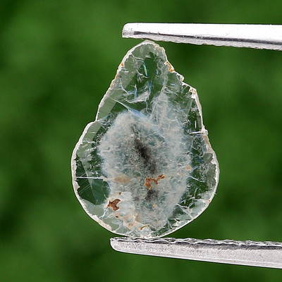 Natural Fancy Colors Diamanten Tropfen Diamant Polki Slice 0,48 ct 10,5 x 7,8 mm