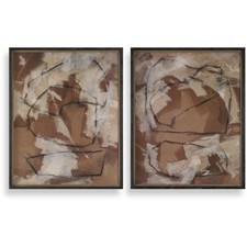 Uttermost 32444 Rush & Dash 42.13 X 34.13 inch Framed Prints, Set of 2