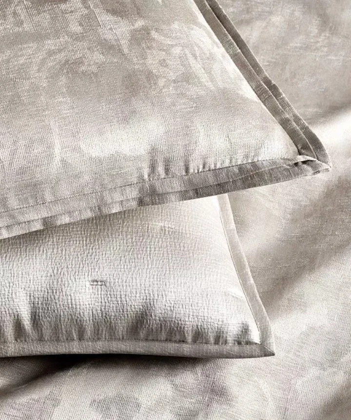 Hotel Collection «Тень цветочный» 3 шт. королева пододеяльник комплект с накидками, жаккард, новый без ЯРЛЫКОВ - Изображение 4 из 4