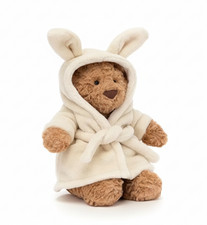 12" Bartholomew Bear Plush Toy, Jellycat Inspired Stuffed Animal Gift