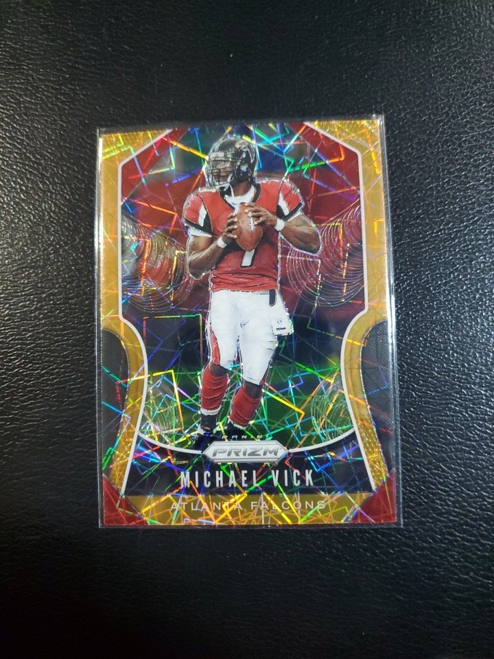 2019 Panini Prizm Lazer Prizm Michael Vick #298(D)