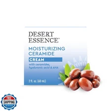 Desert Essence Moisturizing Ceramide Facial Cream 2 fl oz - Vegan, Gluten-Fre