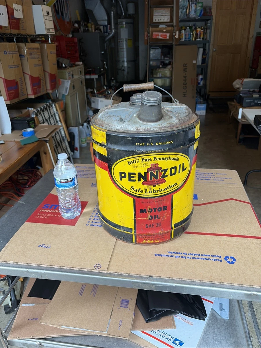 Pennzoil 5 Gallon Can In Collectible Gas & Oil Advertising Cans