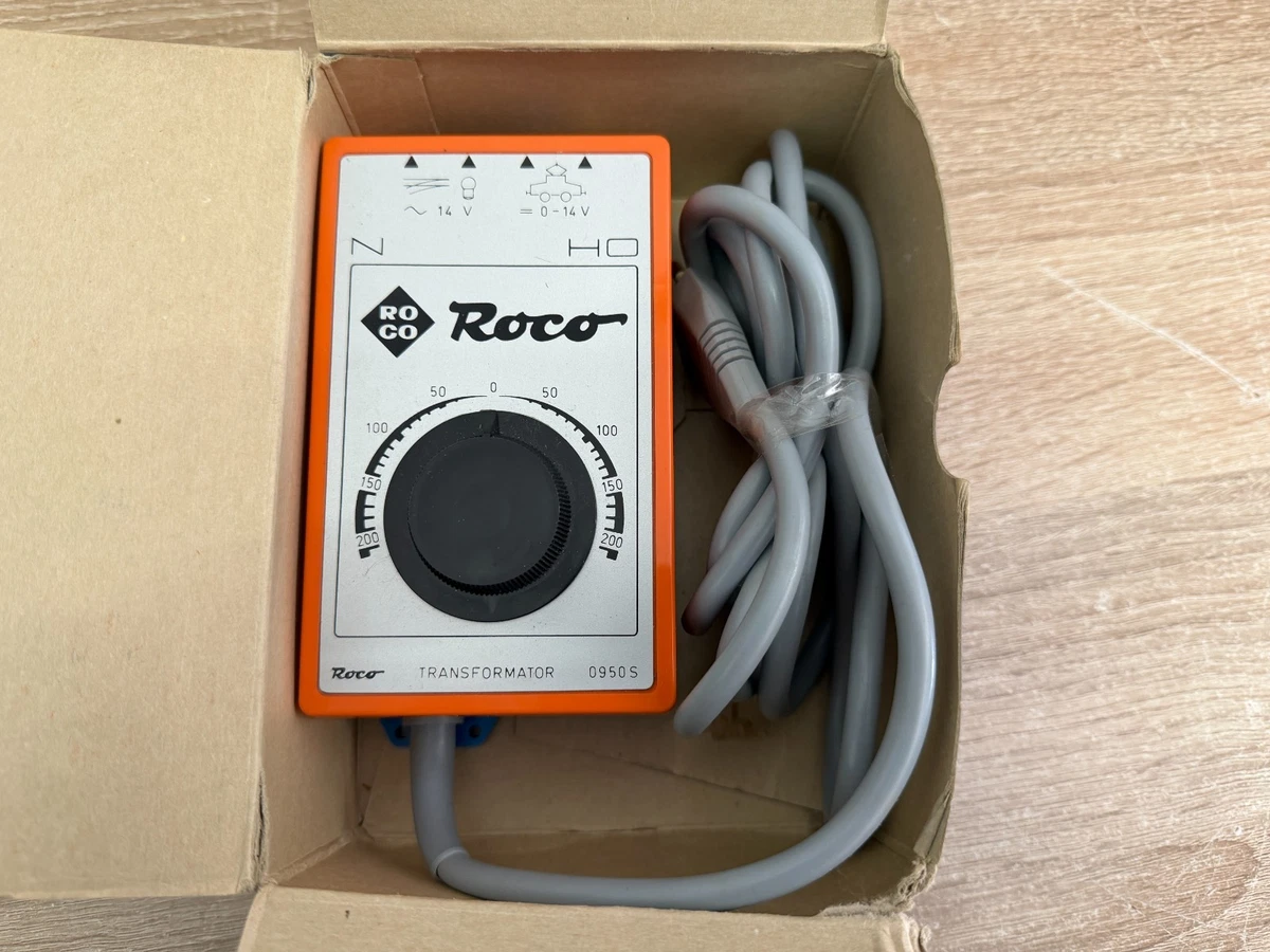 Roco 0950S Transformador Analógico Función Completa En Buen Estado En OVP H0 CC