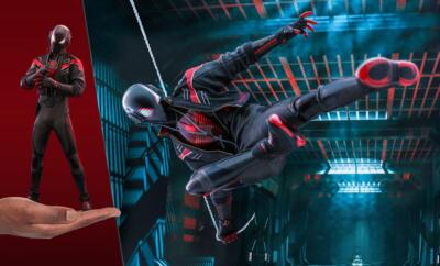 アメコミ hottoys Spider-Man Miles Morales Amazon.com: Hot Toys Video Game Masterpiece Spider-Man