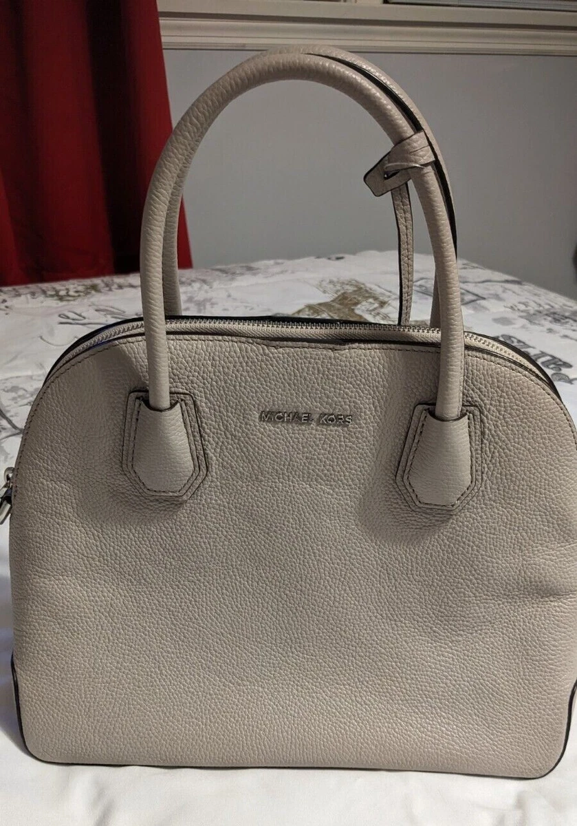 Michael kors mercer shop large leather dome satchel