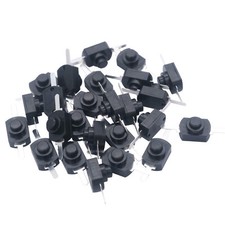 60pz DC 30V 1A Autobloccante Micro Interruttore Pulsante per Lampada Fai da Te Torcia SMD