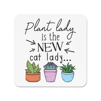 Pflanze Dame ist die neue Katze Dame Kühlschrankmagnet - lustiger Witz