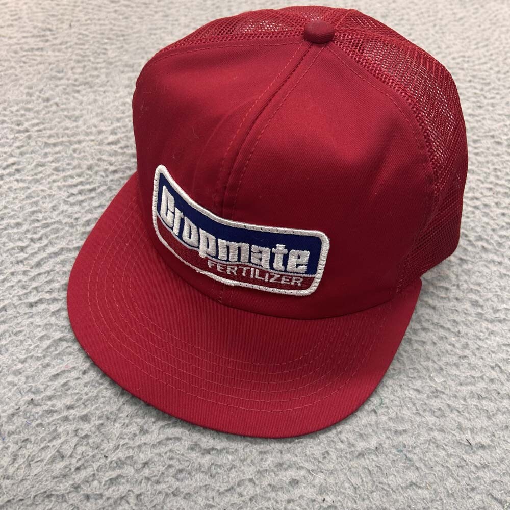 VTG K-Products Cropmate Fertilizer Hat Cap Mens One Size Made USA Agriculture