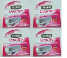 16 Schick Quattro Women Razor Blades Cartridges Quatro Shaver Refills 4 4 Sealed