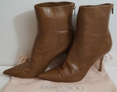 pointed tan boots