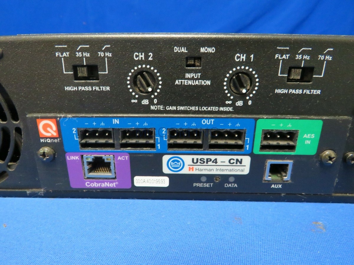 Crown CTs-2000 Two Channel Power Amplifier w/ USP4CN