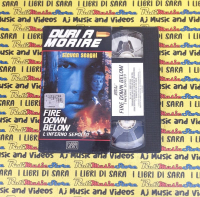 VHS Karton FIRE DOWN BELOW L'INFERNO BEGRABEN 2000 RCS HART ZUM STERBEN (F240)