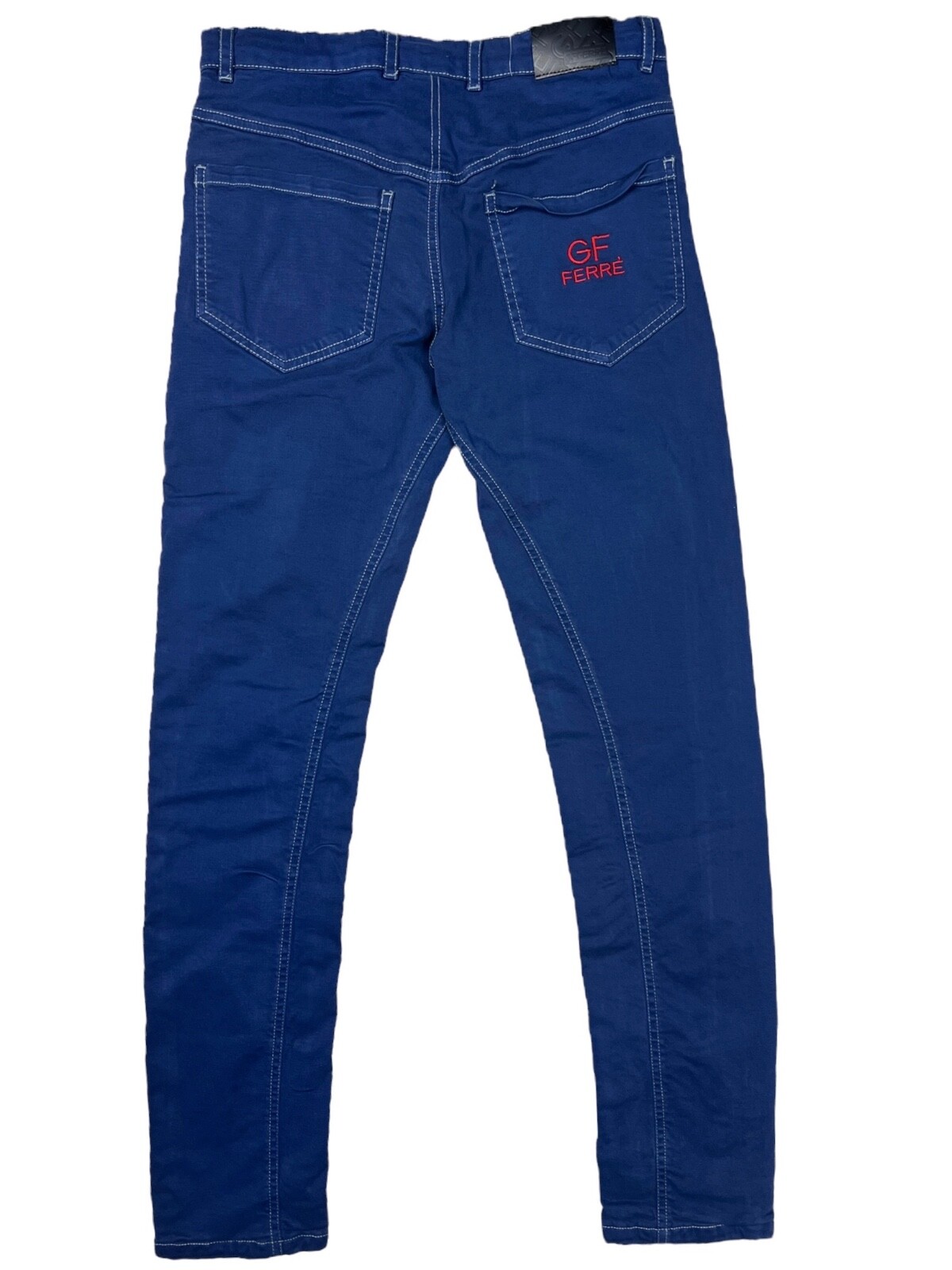 GF Ferre Boys 13 Years Blue Trouser Pants RRP £95 Designer Kids Clothing image 3