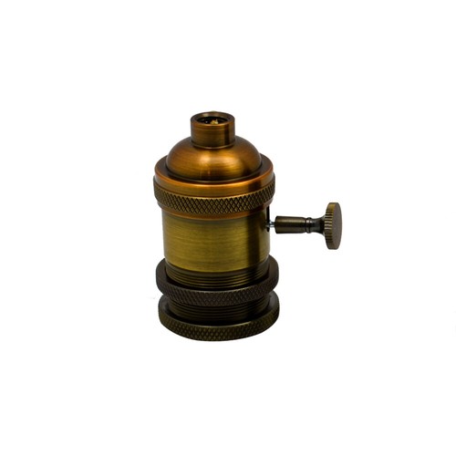 Vintage Industrial Lamp Light Bulb Holder Antique Retro Edison ES E27 Fitting Uk