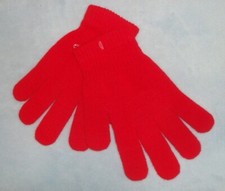 St Joseph's School Christmas Red Knit Gloves Mittens for Children Kids Child NEW