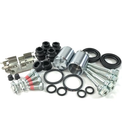 2 REAR CALIPER REPAIR KIT PISTON SLIDER PIN FIT: HONDA CIVIC TYPE R FN2 ...