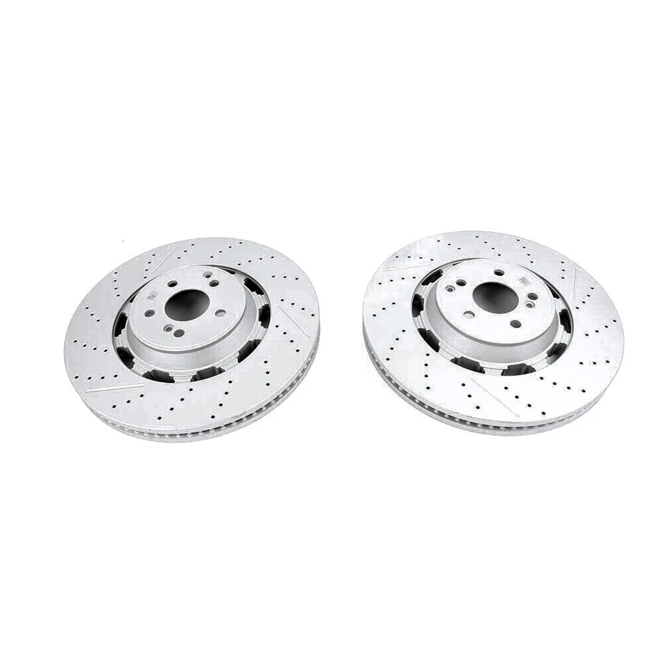 FOR Mercedes Benz W222 S63 S65 AMG 2014-2020 Front Brake Rotors A2224212612 - Image 4 of 4