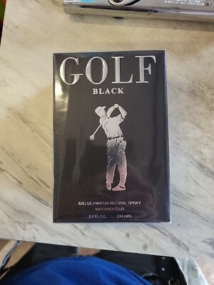 Golf Black by Secret Plus for Men Him Eau de Parfum EDP 3.4 oz 100 ml SEALED BOX
