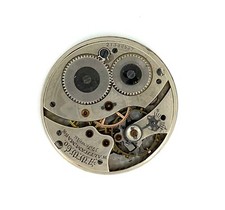Antique 1917 Waltham Pocket Watch Movement Grade 225 Model 1894 12s 17j BROKEN