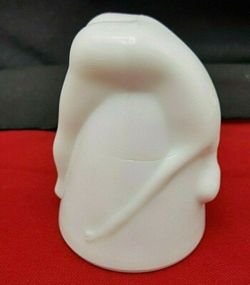 Bottoms Up Shot Glass Cup MILK GLASS McKee Style MINT