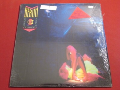 BERLIN COUNT THREE & PRAY LP SHRINK+HYPE STICKER ''TAKE MY BREATH AWAY'' TOP GUN