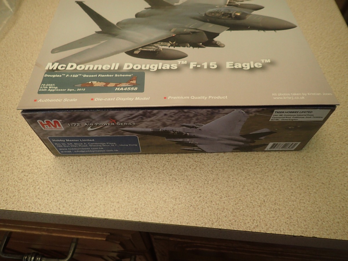 Hobby Master HA4558 1/72 F-15 Eagle USAF 57th Wing 65th Aggressor
