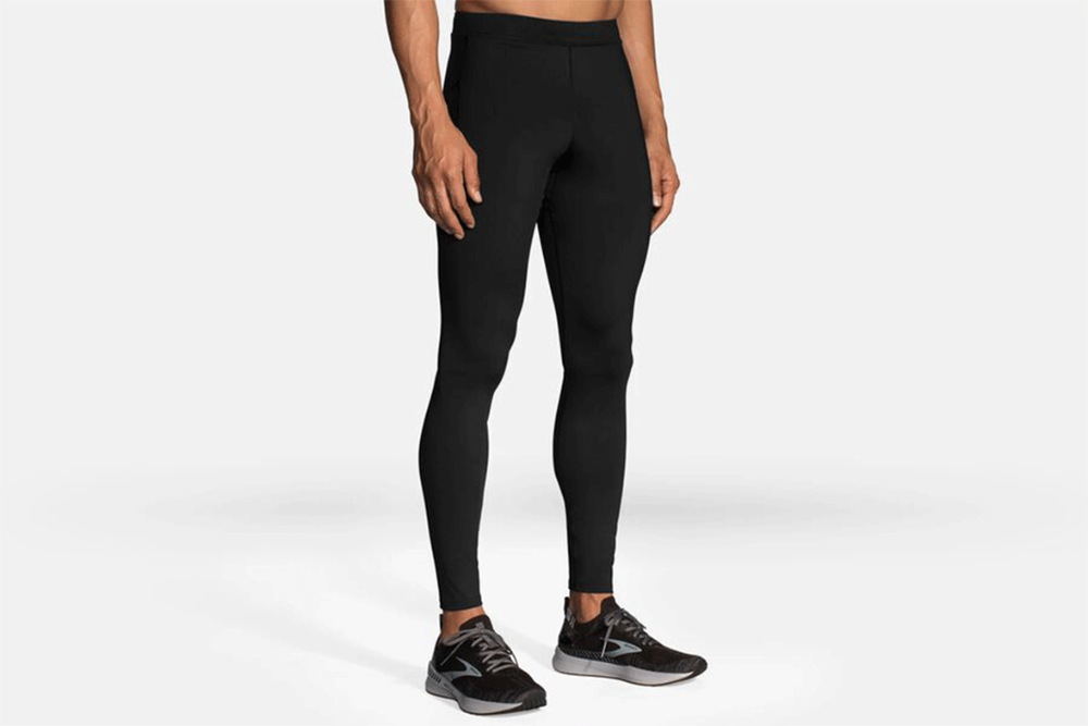 Brooks Running Men's Source Tight Black Running Tight Sport Pants - 211340001
