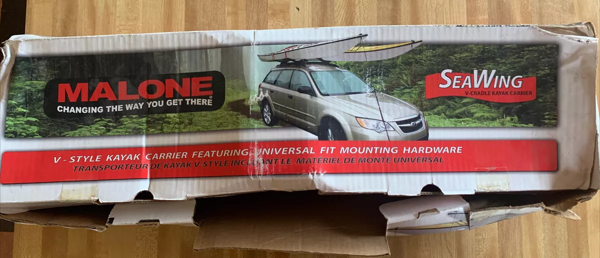 Malone seawing saddle style universal car rack kayak carrier hot sale