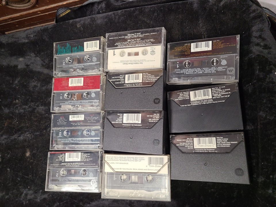 11 VAN HALEN Cassette Tapes Best Fair Warning 1984 3 5150 OU812 Diver